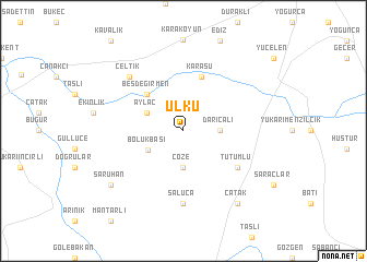 map of Ülkü