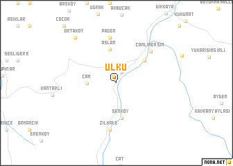 map of Ülkü