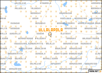 map of Ullalapola