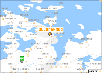 map of Ullandhaug