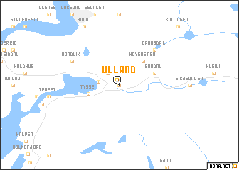 map of Ulland