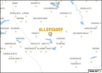 map of Ullersdorf