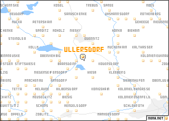 map of Ullersdorf