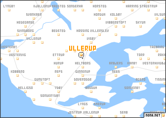 map of Ullerup