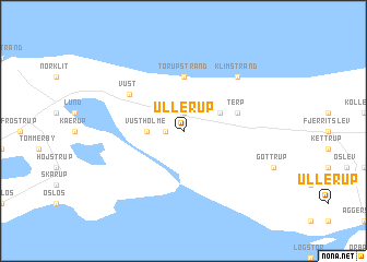 map of Ullerup