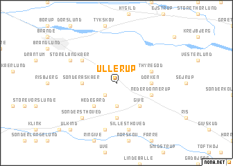 map of Ullerup