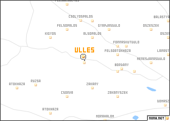 map of Üllés