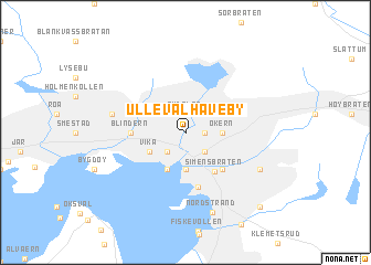 map of Ullevål Haveby