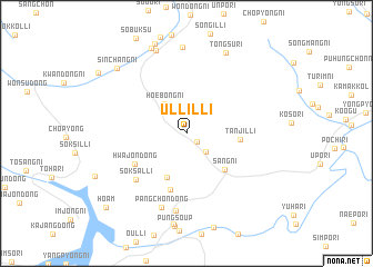 map of Ŭllil-li