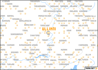 map of Ullim-ni