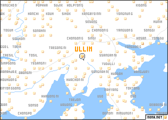 map of Ŭllim
