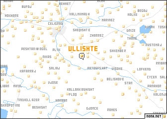 map of Ullishte