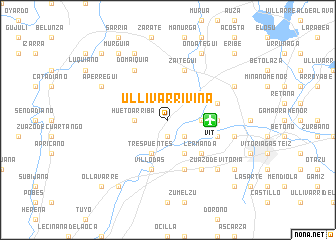 map of Ullívarri-Viña