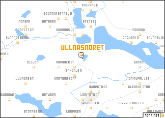 map of Ullnäsnoret