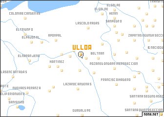 map of Ulloa