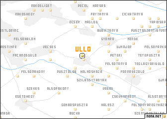 map of Üllő