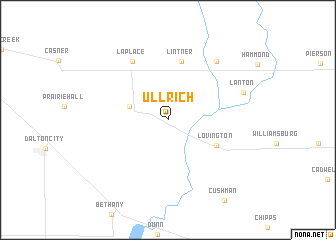 map of Ullrich