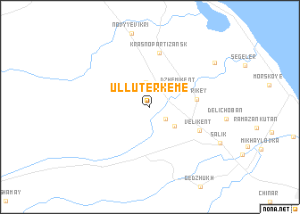 map of Ulluterkeme