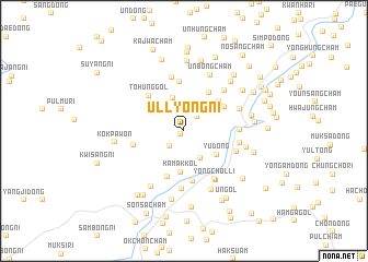 map of Ullyong-ni
