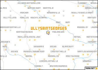 map of Ully-Saint-Georges