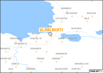 map of Ulmalakhti