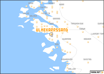 map of Ulmekärrssand