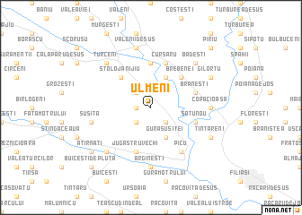 map of Ulmeni