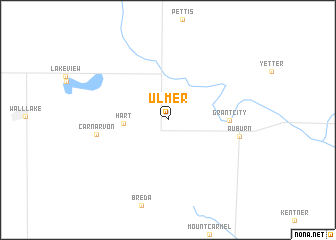 map of Ulmer