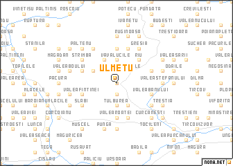 map of Ulmeţu