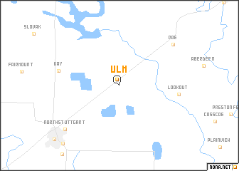 map of Ulm