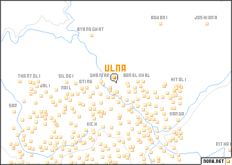 map of Ulna