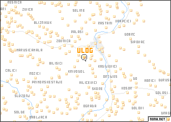 map of Ulog