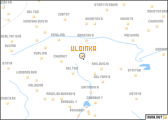 map of Uloinka