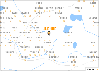 map of Ulombo