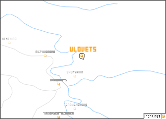 map of Ulovets