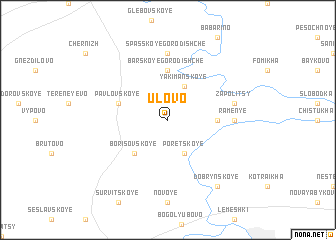 map of Ulovo