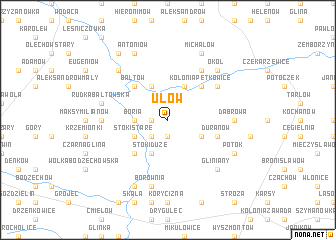 map of Ulów