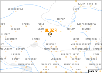 map of Uloža