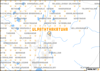 map of Ulpaththakatuwa