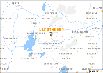 map of Ulpothwewa