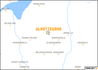 map of Ulpottegama