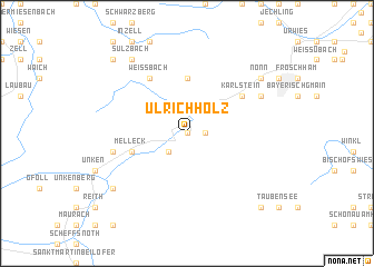 map of Ulrichholz