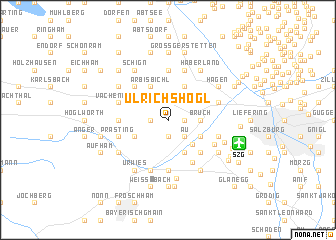 map of Ulrichshögl