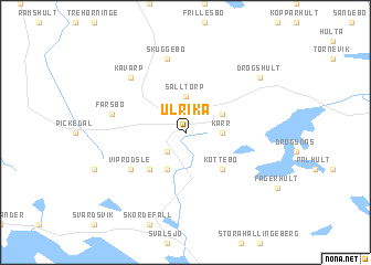 map of Ulrika