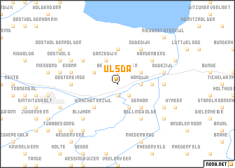 map of Ulsda