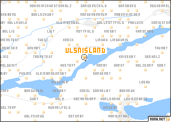 map of Ulsnisland