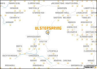 map of Ulster Spring