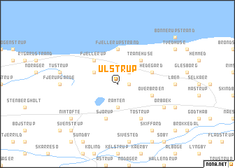 map of Ulstrup