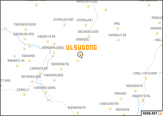 map of Ŭlsu-dong