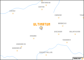 map of Ultimátum